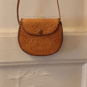 Leather purse, Handmade